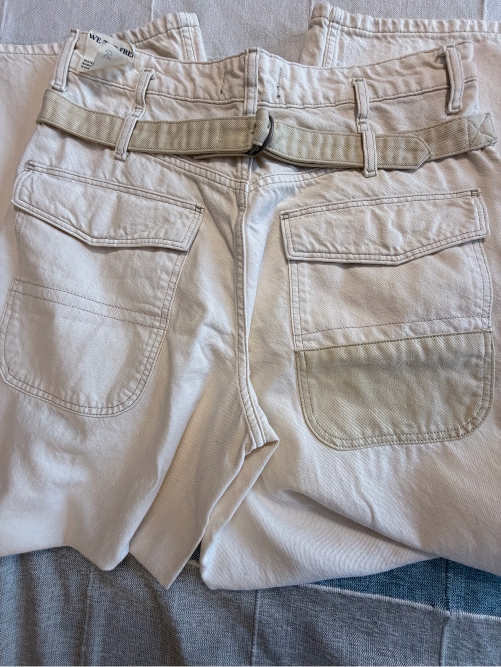 We the Free Waterfall Baggy Wide Leg- Cream/Ivory - Picture 16 of 16